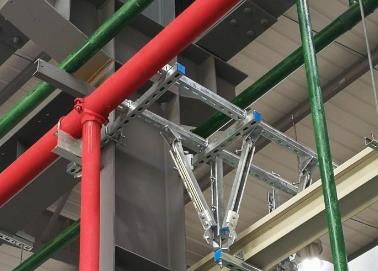 高邑该抗震支架的整体式支吊架结构协调性好